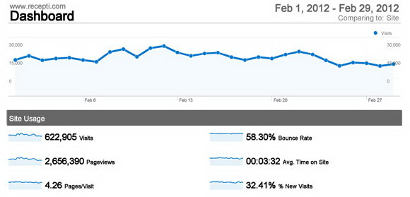Google Analytics Statistika sajta