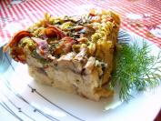 Zapečene makarone sa šampinjonima i povrćem