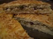 Posna pita sa sardinama i kačkavaljem