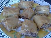Baklava od čokolade i oraha sa karamel prelivom