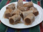 Baklava sa pudingom i orasima