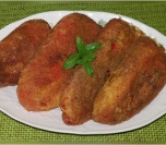 Pečena punjena pohovana paprika