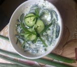 Prolećna salata sa mladim lukom