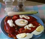 Lagani ručak od pečenih paprika i sira