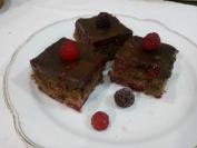 Čoko kocke sa malinama