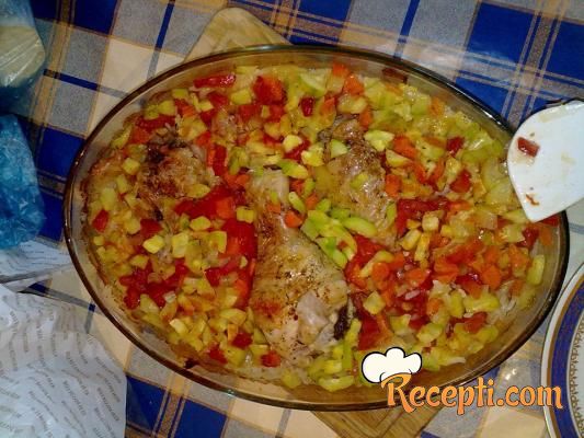 Piletina sa povrćem (2)