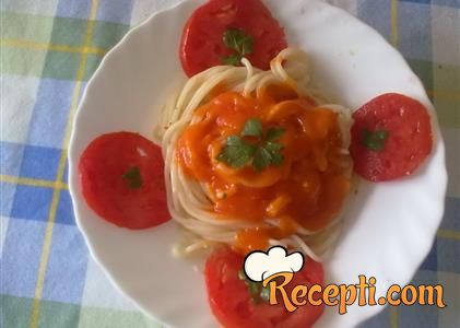 Špagete u tomatelo italiano sosu