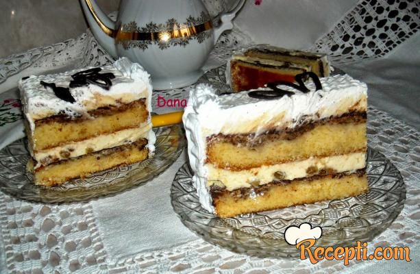 Malaga torta