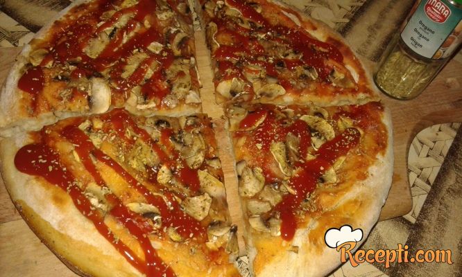 Vege pizza - pizza po UN dijeti