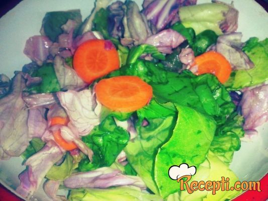 Zdrava večera sa zimskom salatom