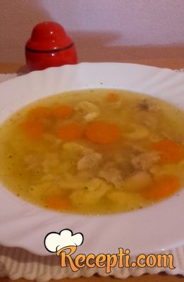 Pileća supa sa dronjcima