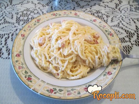 Špageti Karbonare