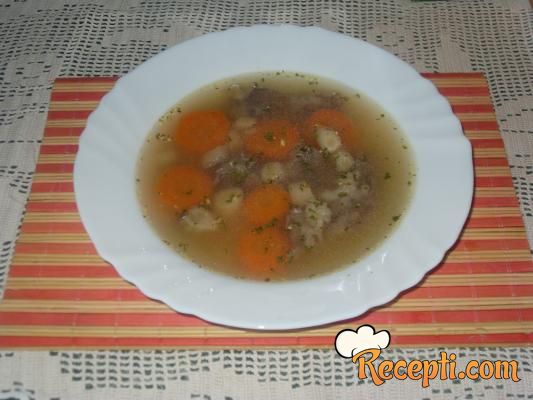 Goveđa supa sa povrćem