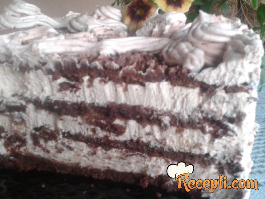 Karamel čokoladna torta - bez brašna