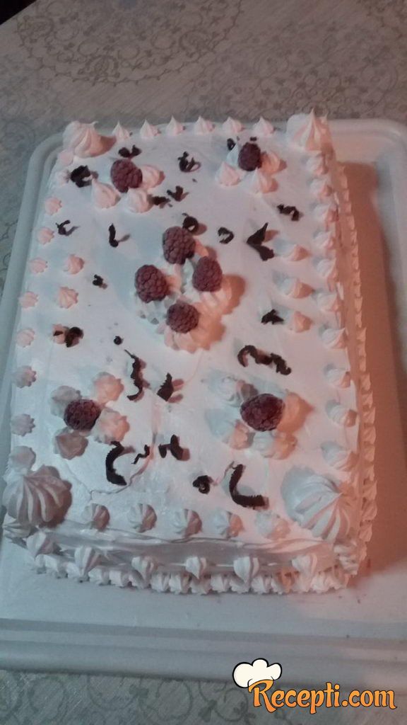 Čoko malina torta