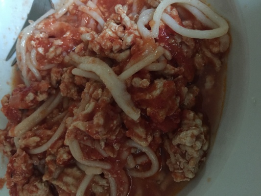Špagete sa ćurećim mesom