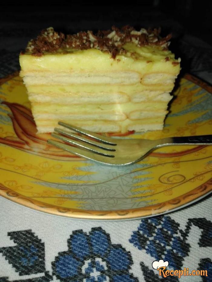 Posna keks torta