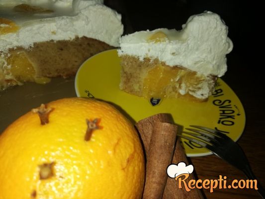 Aromatični kolač sa pomorandžon