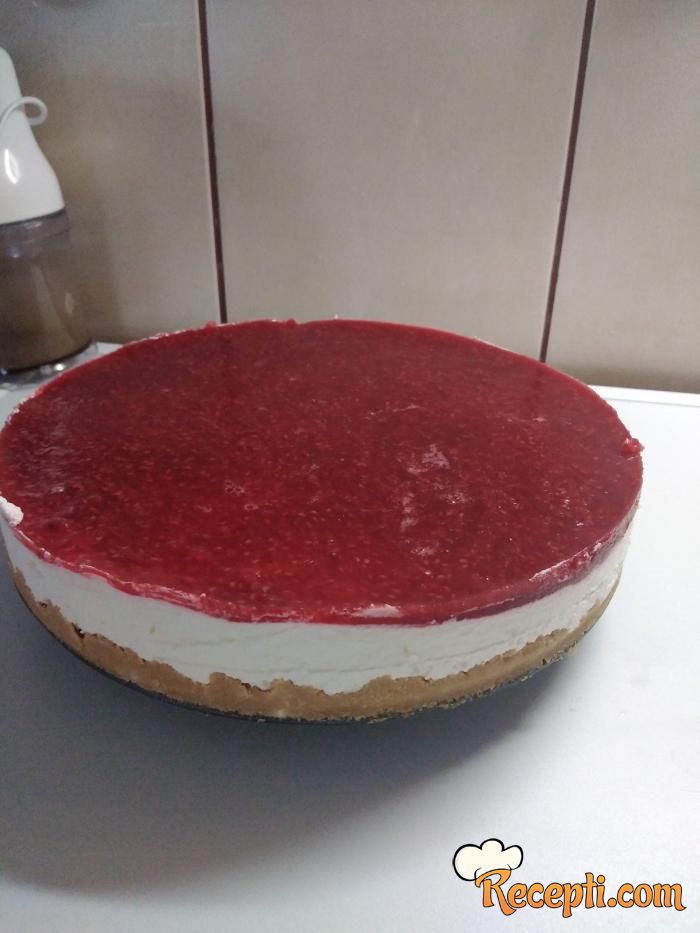 Cheese cake malina