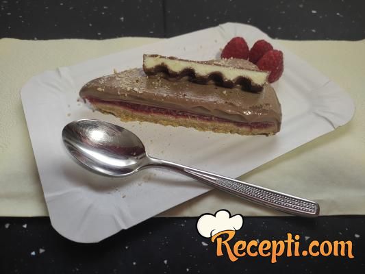 Kinder malina tart