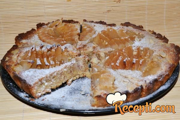 Frangipane tart sa kruškama