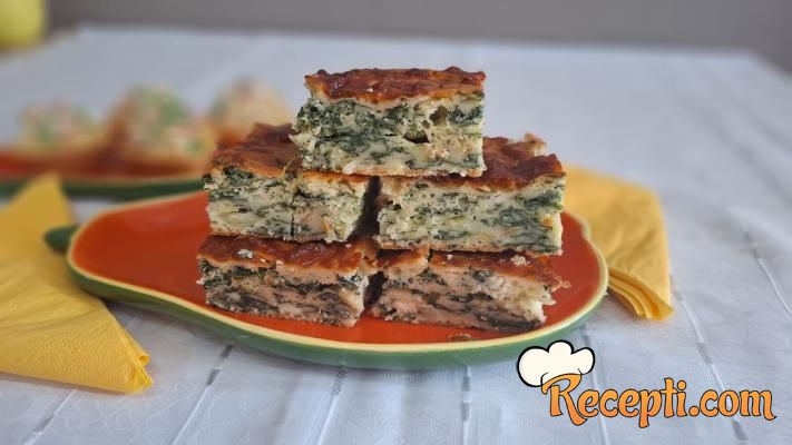 Spanać pita bez kora