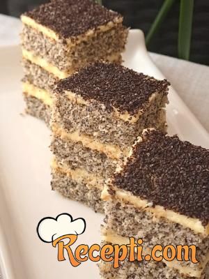 Vanila - mak kocke