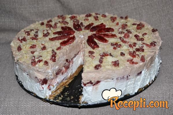 Kinder milk nutela torta sa jagodama