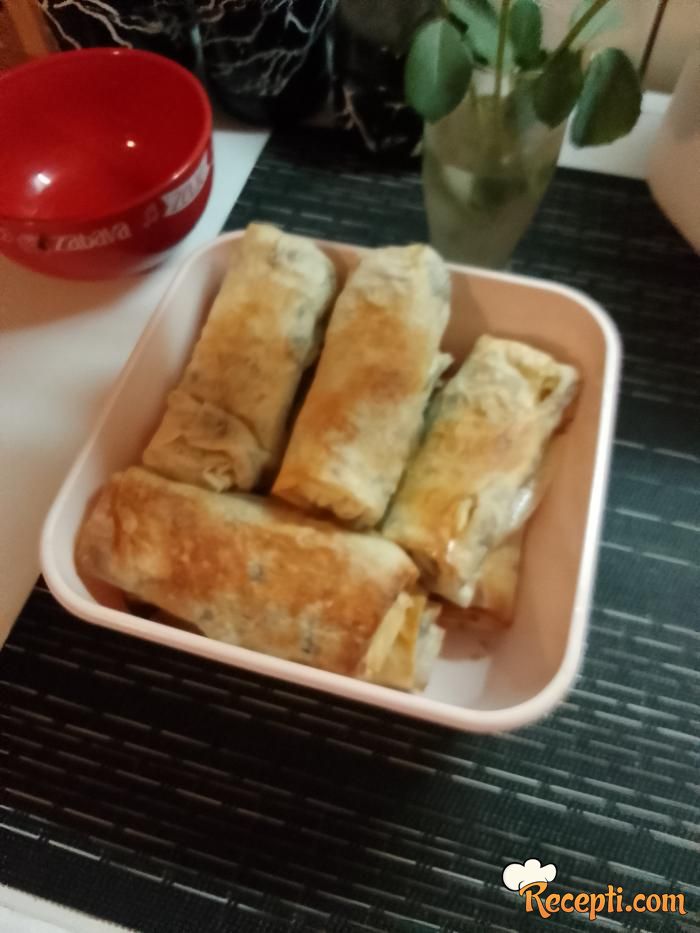Posna pita sa pečurkama