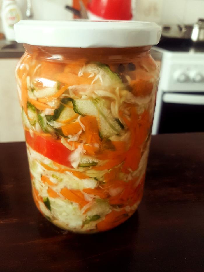 Trakasta šarena salata za zimu