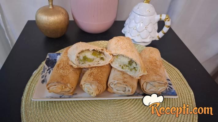 Posne pitice pirinač i praziluk