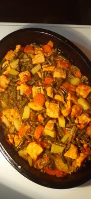 Varivo od boranije sa piletinom, iz rerne