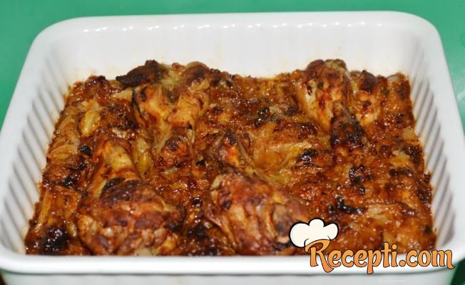 Piletina sa svežim kupusom iz rerne