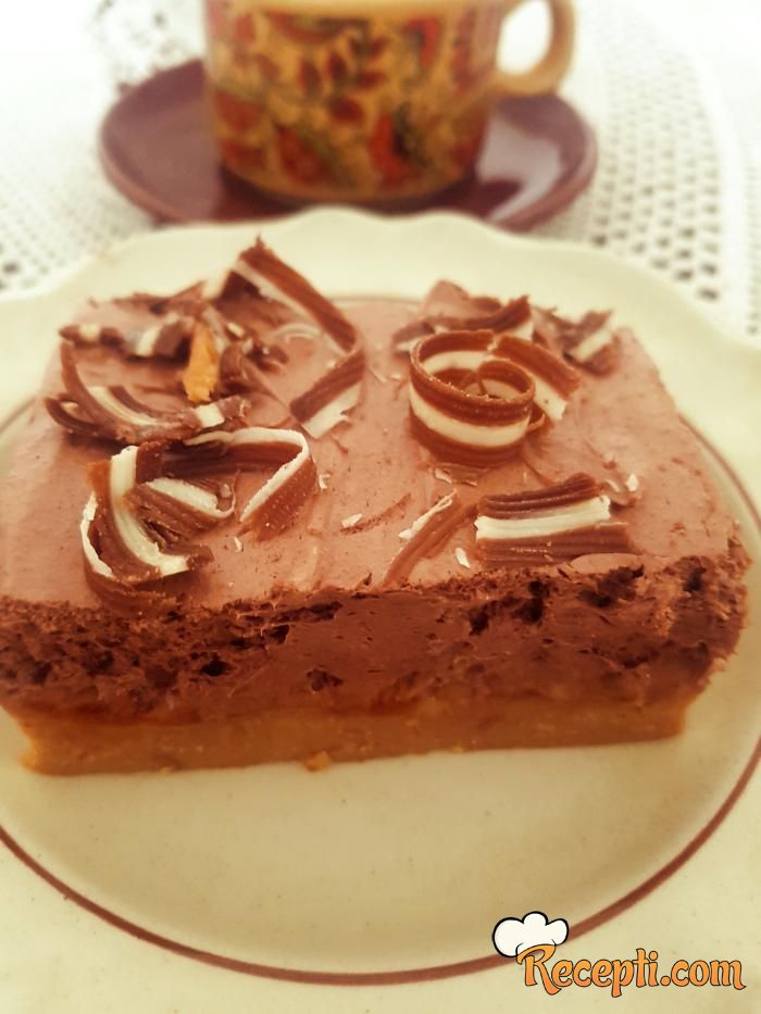 Brza čoko krem torta sa keksom