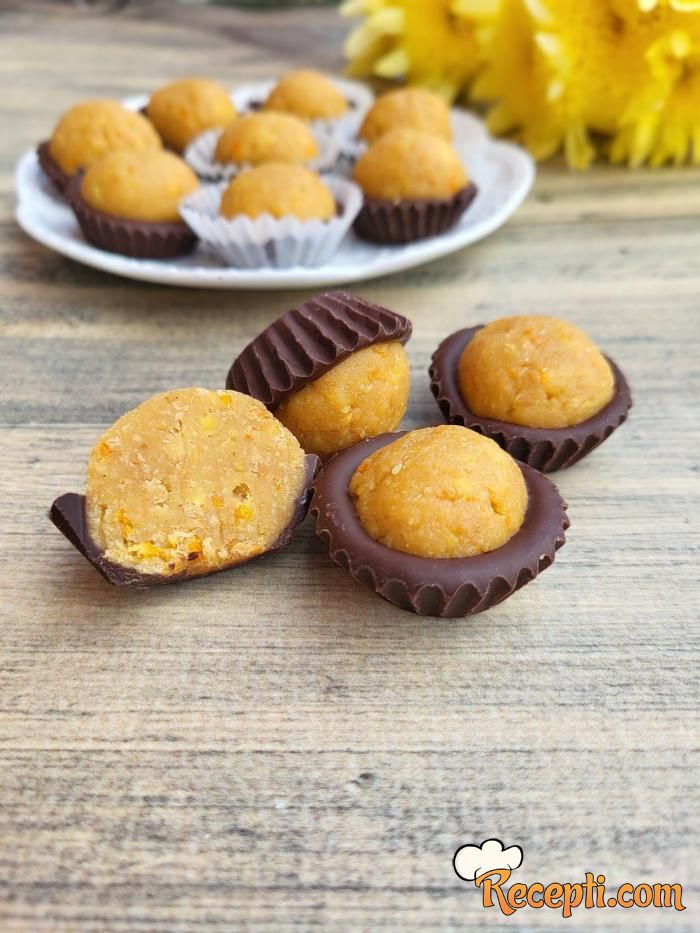 Posne keks-pomorandža bombonjerice