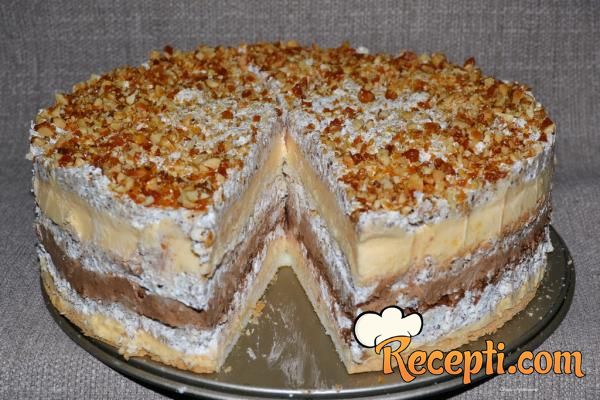 Kapučino snikers torta