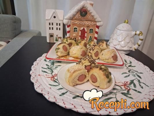 Viršle u lisnatom testu