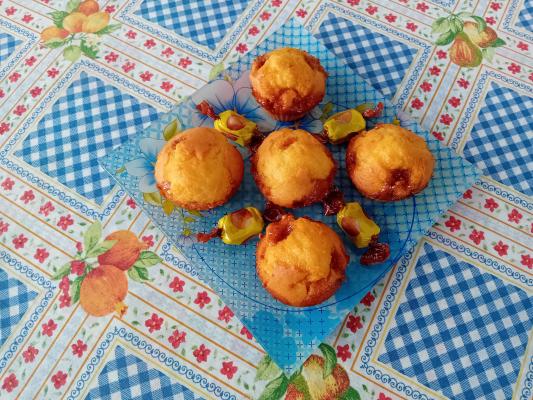 Mafini sa lešnik karamelama