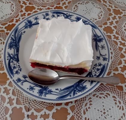 Voćni kolač sa pudingom