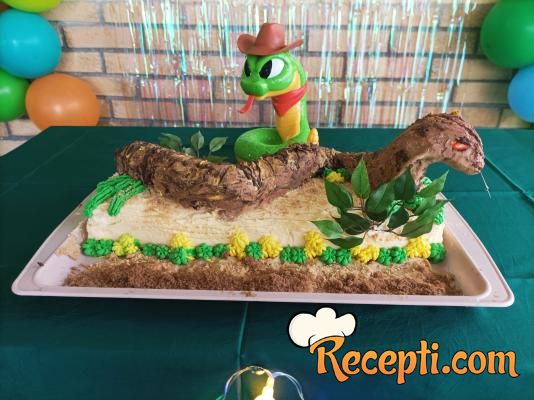 Vanila torta (baka Milankina torta za Petrov 4. rođendan)