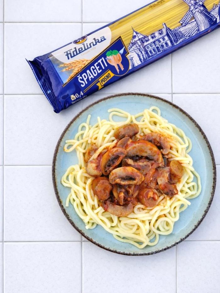 Špagete sa pečurkama