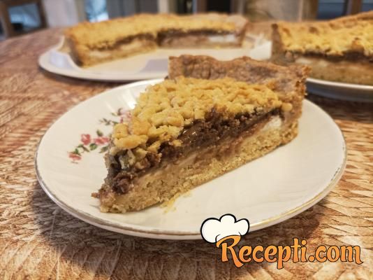 Tart sa nutelom i krem sirom Tart sa nutelom i krem sirom