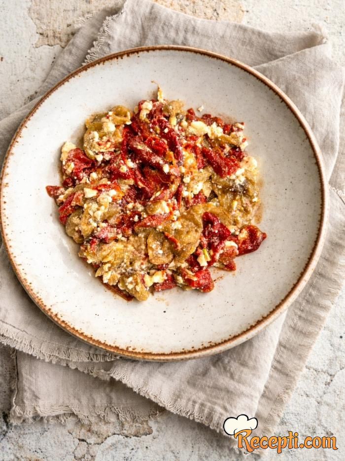 Pretrljana paprika sa sirom