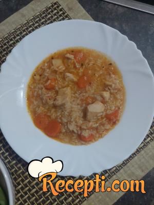 Belo meso sa pirinčem