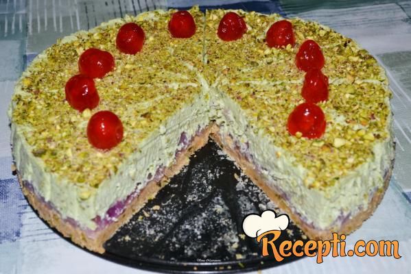 Ananas pistaćo cheesecake