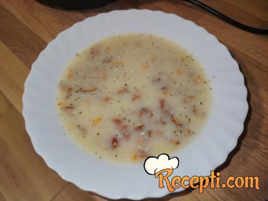 Krem čorba od lisičarki