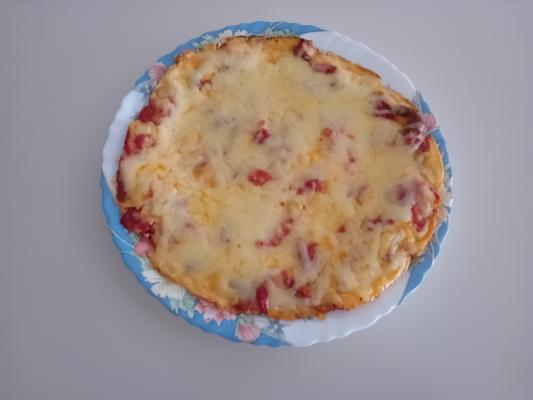 Pečena paprika sa jajima i kačkavaljem