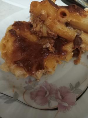 Zapečene makarone u pavlaci sa mlevenim mesom
