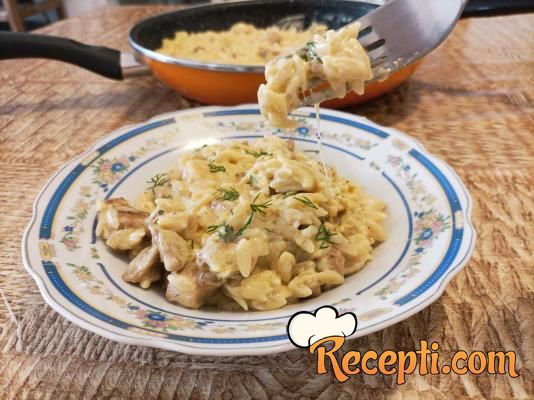 Piletina sa orzo testeninom