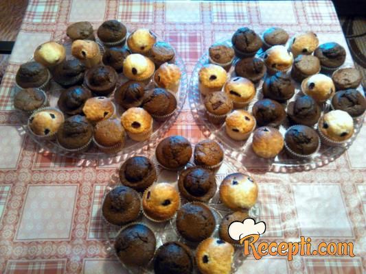 Šareni kapkejkovi (čokoladni, voćni i sa kokosom)